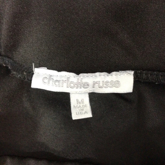 Charlotte Russe Black Ruffle Peplum Mini Skirt - Picture 7 of 9